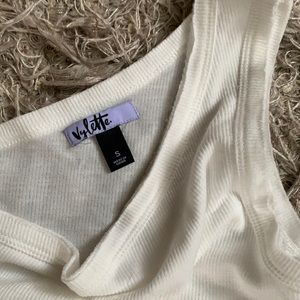 White One-Shoulder Top